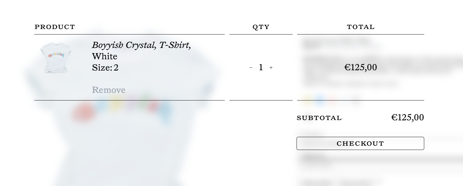Minimalist cart drawer — Ajax-powered, Speculation Rules compatible